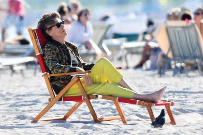 Visiblemente recuperado de la operación de corazón a la que se sometió en 2019, el frontman de los Stones volvió a rockear. Tras la última fecha del No Filter Tour, en Detroit, volaron a Florida para
descansar en la playa.