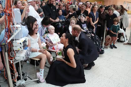 Visita de Harry y Meghan al Royal Children's Hospital en Melbourne, Australia en 2014