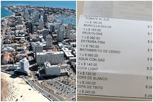 Visitó una parrilla uruguaya y mostró cuánto gastó en total