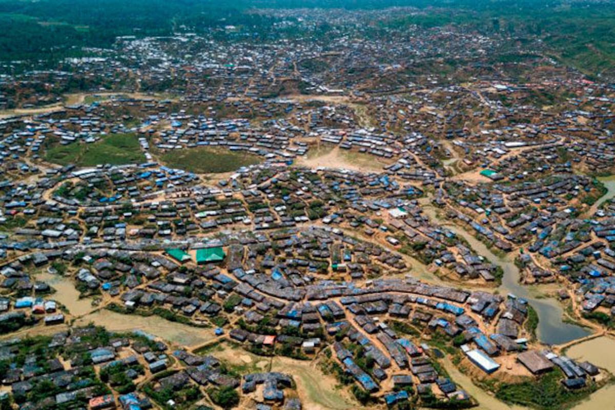 Vista aérea de Kutupalong