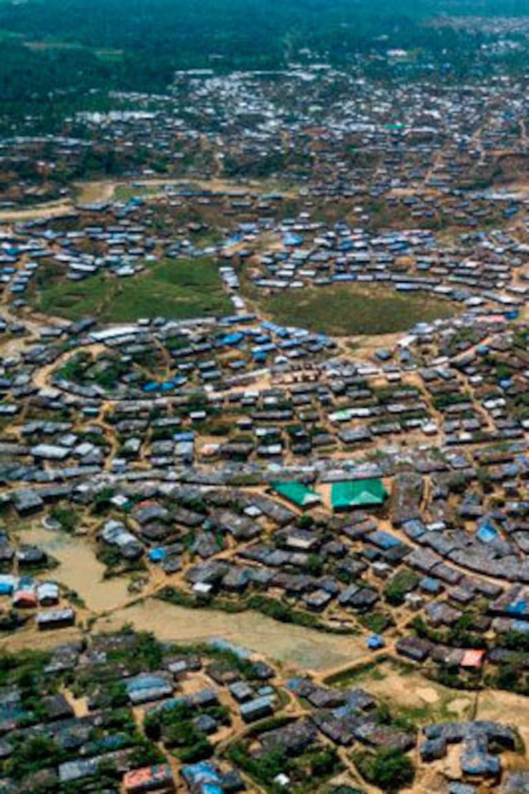 Vista aérea de Kutupalong