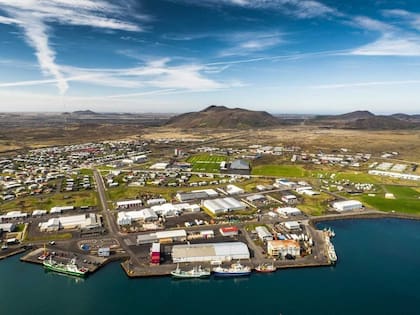 Vista aérea de Grindavik