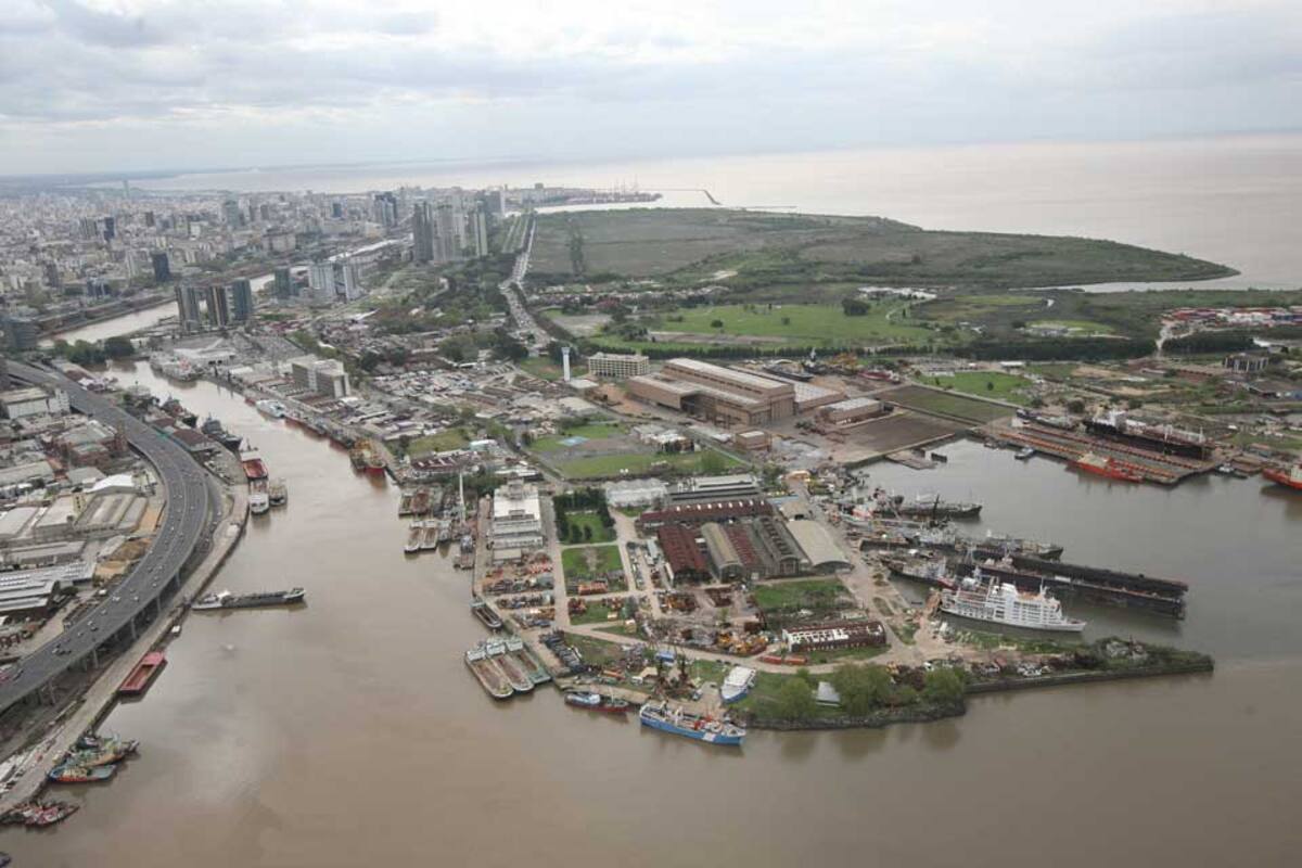 Vista aérea de la Isla Demarchi