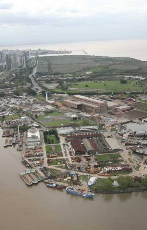 Vista aérea de la Isla Demarchi