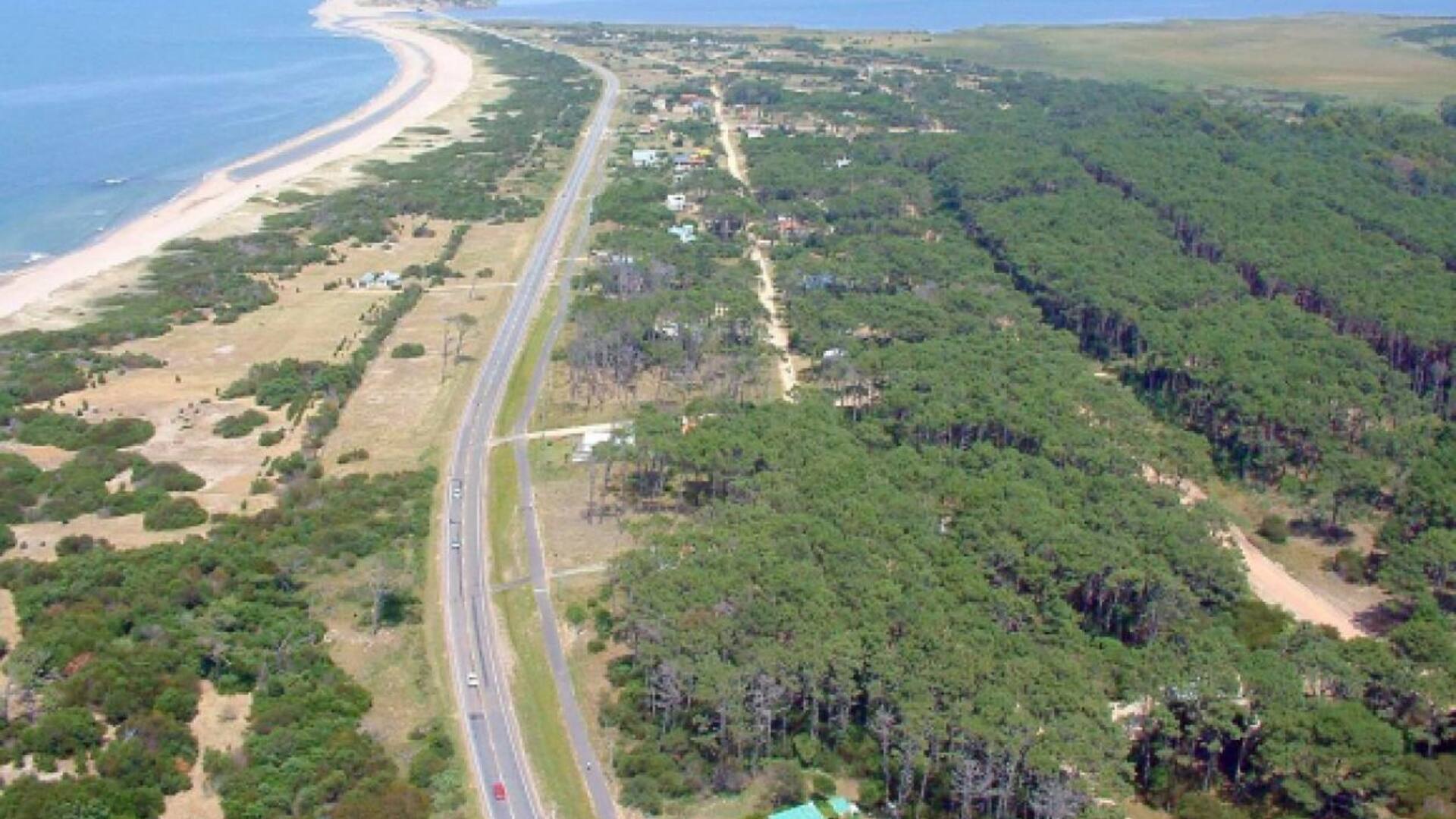 Vista aérea de La Juanita, en José Ignacio