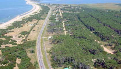 Vista aérea de La Juanita, en José Ignacio