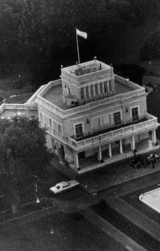 Vista aérea de la Quinta Presidencial de Olivos.