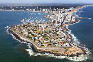 Vista aérea de Punta del Este