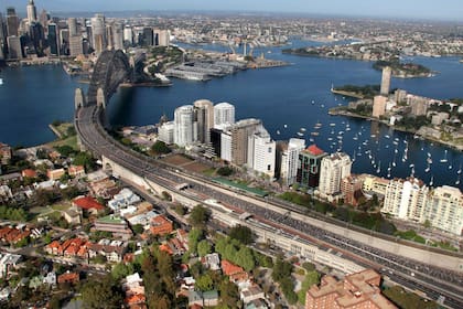 Vista aérea de Sidney, Australia