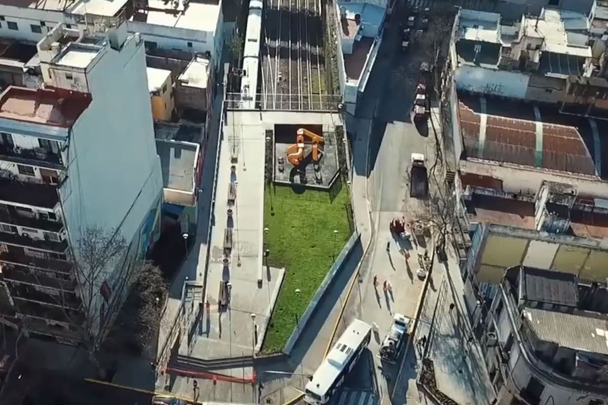 Vista aérea del parque