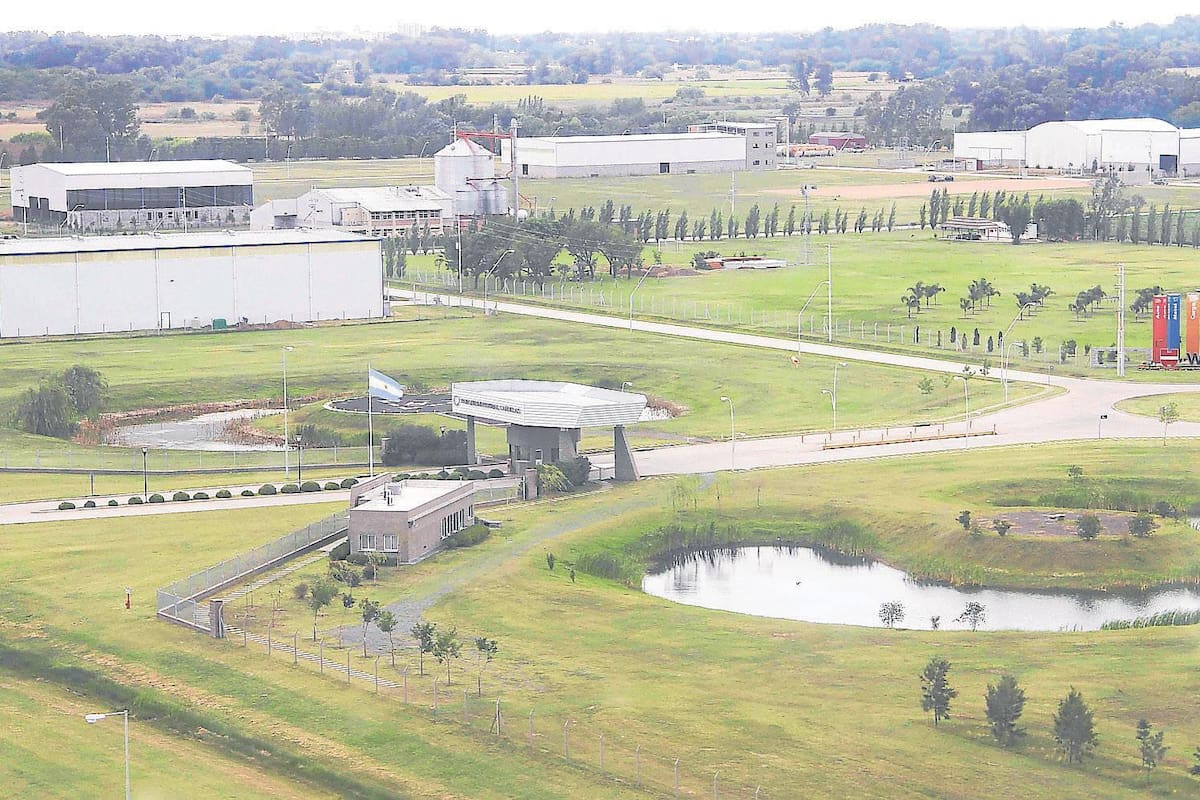 Vista aérea del Parque Industrial Cañuelas