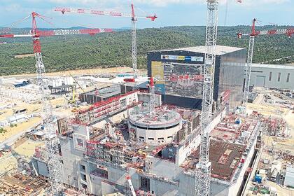 Vista aérea del sitio de construcción de ITER, en sur de Francia
