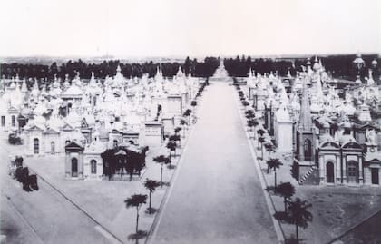 Vista aérea desde el pórtico, 1910