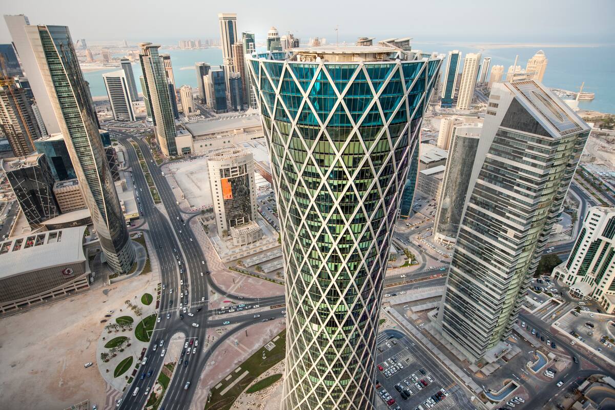 Con el foco puesto en el Mundial, la capital qatarí destinó faraónicas inversiones a la construcción de rascacielos.