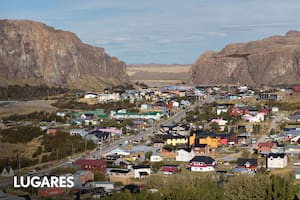 Vista de el pueblo de El Chaltén.