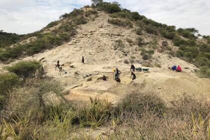 Vista de Ewass Oldupa en Olduvai, Tanzania