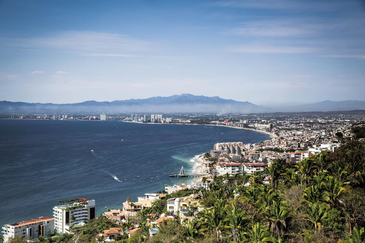 Vista de la Bahía de Banderas de Puerto Vallarta