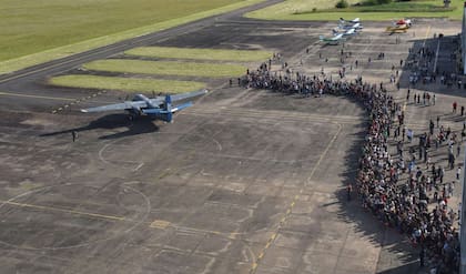 Vista de la Base Aeronaval de Punta Indio