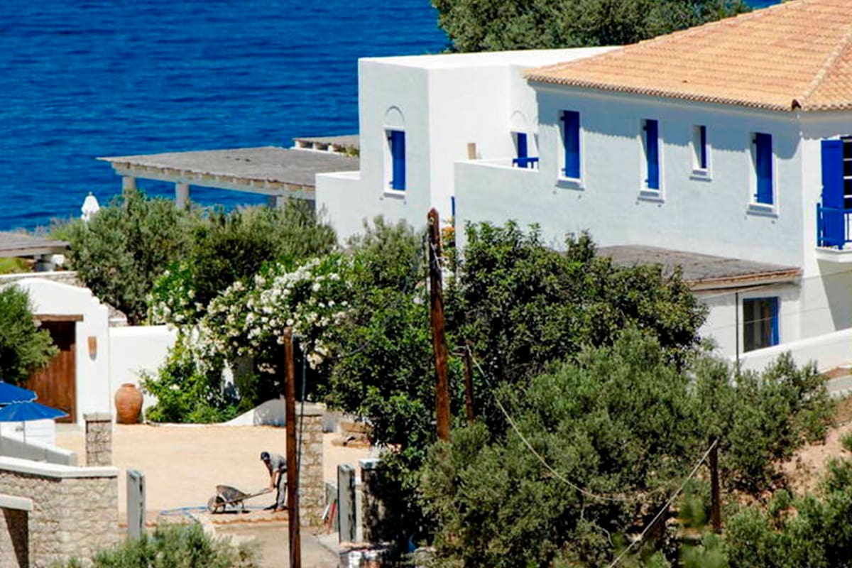 Vista de la casa de los Orange en Kradina