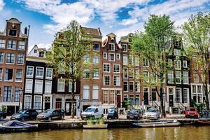 Vista de la nueva casa de estudiantes donde vivirá la Princesa Amalia cuando comience sus estudios en Ámsterdam después de las vacaciones de verano.