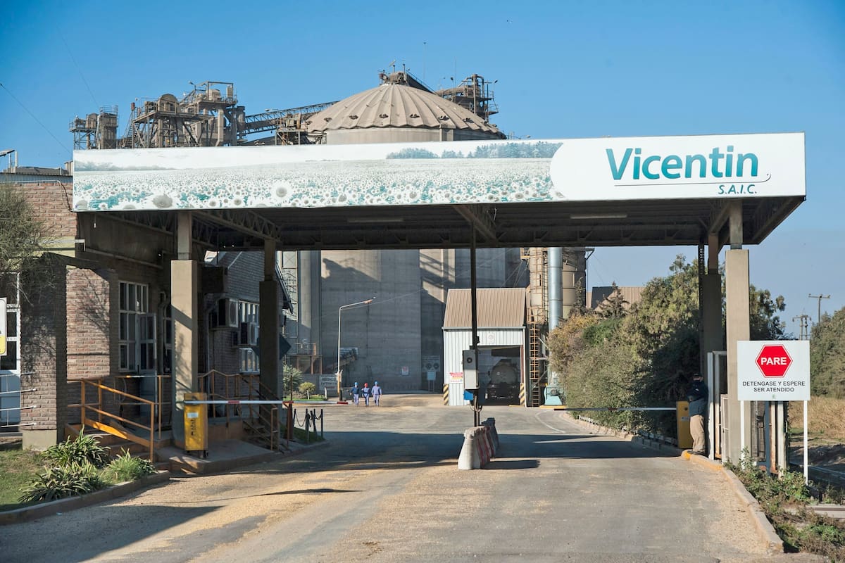 Vista de la planta Vicentin