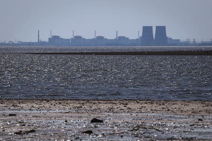 Vista de la planta nuclear de Zaporiyia, la más grande de Europa