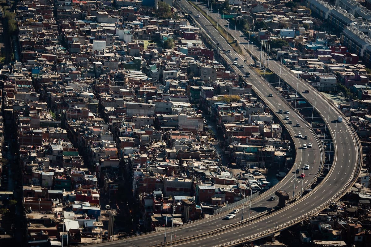 Vista de la Villa 31 de Retiro