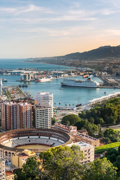 Vista de Málaga, España