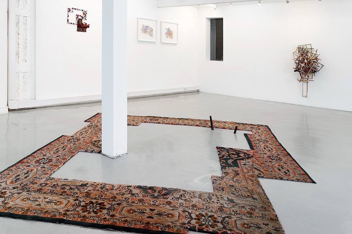 Vista de sala de la galería Nora Fisch, en Villa Crespo