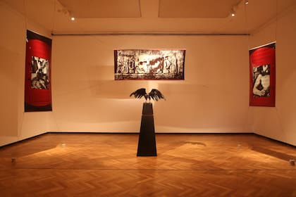 Vista de sala de la muestra en el Bellas Artes