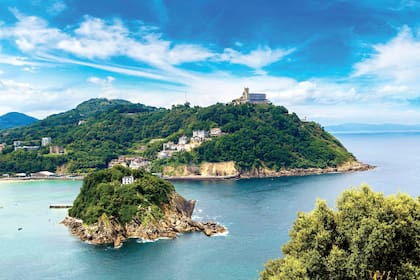 Vista de San Sebastián.