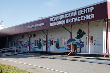 Vista de un hospital de enfermedades infecciosas en la localidad de Shelekhov, donde murió una empleada del Instituto de Investigación Antipeste de Irkutsk