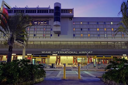 Vista del aeropuerto internacional de Miami