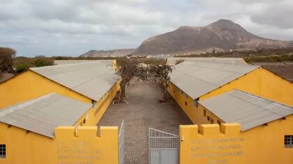 Vista del campo de concentración de Tarrafal, en la isla de Santiago, en Cabo Verde