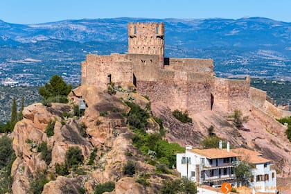 Vista del Castillo Vilafamés, en la provincia de Castellón.