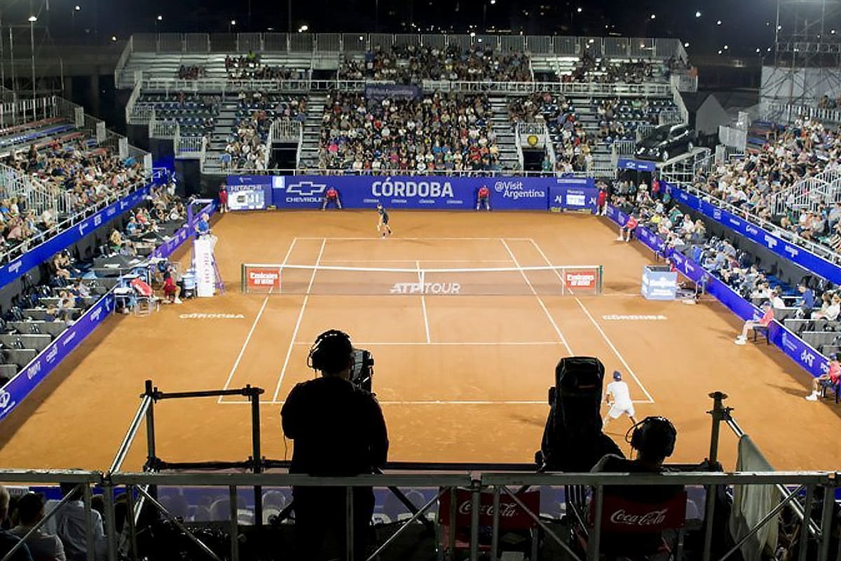 Vista del court central del Córdoba Open.