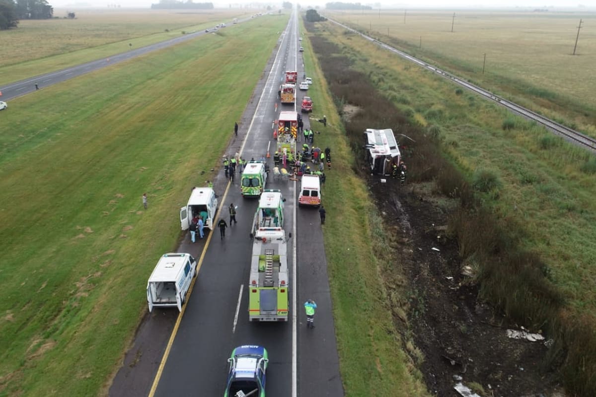 Vista del lugar del accidente