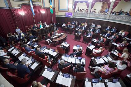 Vista del recinto del Senado de la provincia de Buenos de Aires