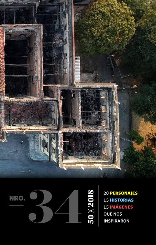 Vista desde el Drone del preciado Museo Nacional de Río de Janeiro, uno de los más antiguos de Brasil, luego de su incendio