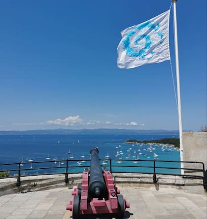Vista desde la terraza del Fuerte Santa Ágata