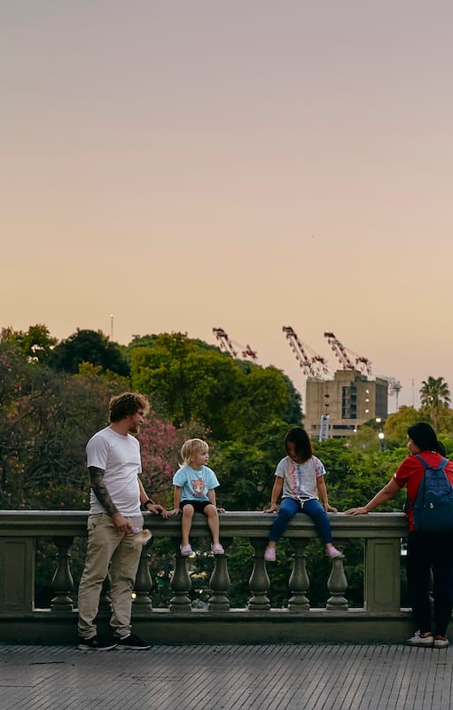 Vista en Plaza San Martín, presente en Borges desde el comienzo