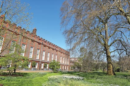 Vista general de los jardines de Clarence House antes de la recepción de Prince's Trust International durante la Reunión de Jefes de Gobierno de la Commonwealth el 18 de abril de 2018 en Londres, Inglaterra