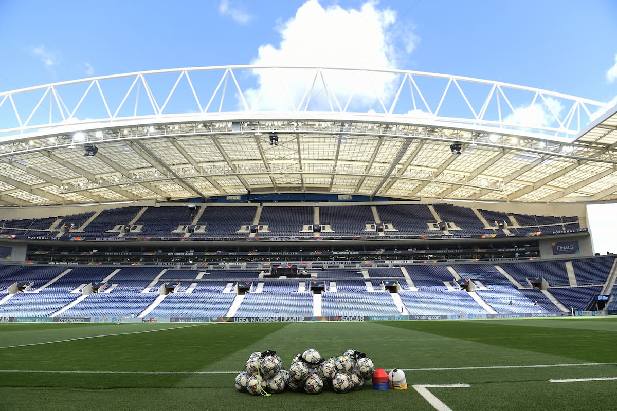 Vista general del Estadio do Dragao; será el escenario de la final de la Champions League entre Manchester City y Chelsea