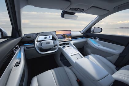 Vista interior del Geely EX5