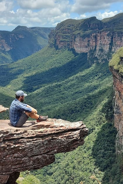 La vista del Cachoeirao es una de las más atractivas del trekking