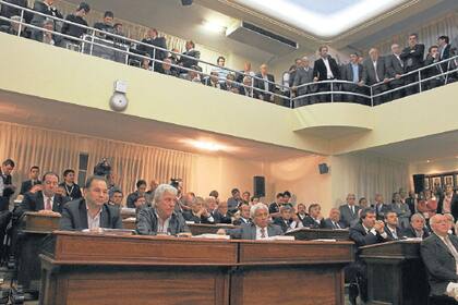 Vista panorámica de la asamblea que en octubre de 2011 reeligió a Grondona