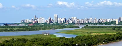 Vista panorámica de la ciudad de Rosario