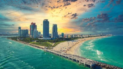 Vista panorámica de Miami
Foto: iStock