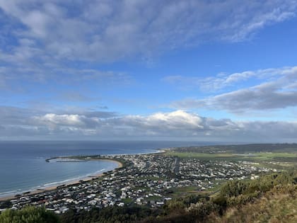 Vista panorámica de un tramo de la ruta emblema de Australia