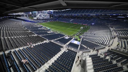 Vista panorámica del estadio en Seattle donde Estados Unidos jugará su segundo partido del Mundial ante Australia